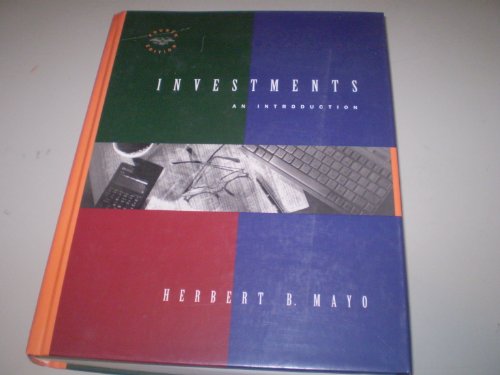 9780030976476: Investments: An Introduction (The Dryden Press Series in Finance)