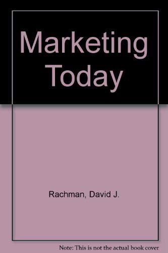 Stock image for Marketing Today for sale by Better World Books