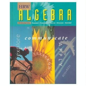 Stock image for Algebra: Explore, Communicate, & Apply 1997 by Schultz; Schultz, James E. for sale by Nationwide_Text
