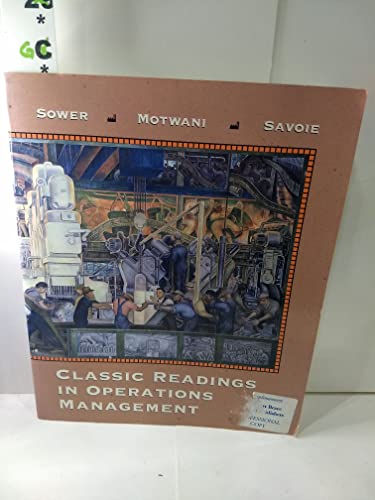 9780030980541: Classic Readings in Production and Operations Management