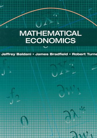 Stock image for Mathematical Economics for sale by Better World Books: West