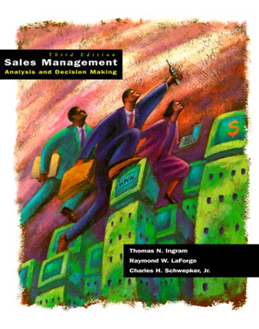 9780030985843: Sales Management: Analysis and Decision-making (The Dryden Press Series in Marketing)