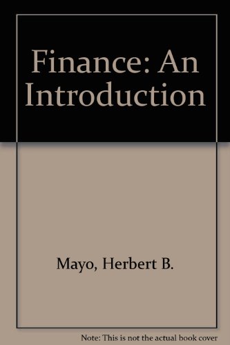 9780030986512: Finance: An Introduction