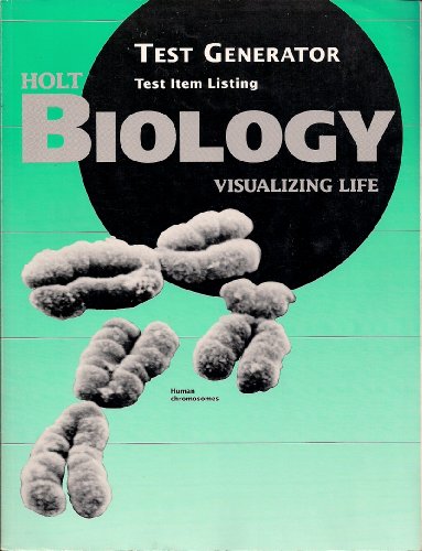 Beispielbild fr Holt Biology: Visualizing Life Test Generator zum Verkauf von Hawking Books