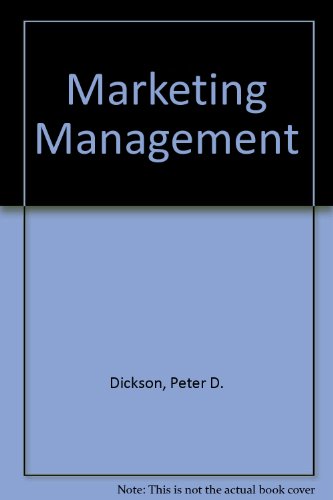 Beispielbild fr Marketing Management zum Verkauf von Anybook.com