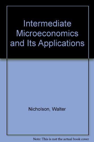 Imagen de archivo de Intermediate Microeconomics and Its Applications a la venta por Cambridge Rare Books