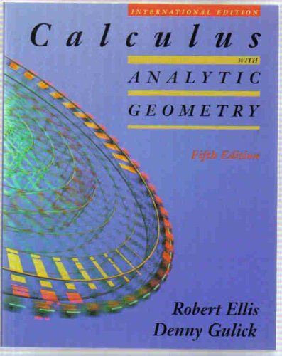 Stock image for Calculus with Analytic Geometry for sale by Better World Books Ltd