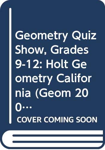 Holt Geometry: Quiz Show CD-ROM Geometry (9780030990595) by HOLT, RINEHART AND WINSTON