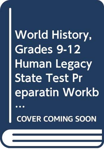 World History, Grades 9-12 Human Legacy State Test Preparatin Workbook-missouri: Holt World History Human Journey (9780030990854) by Holt Mcdougal