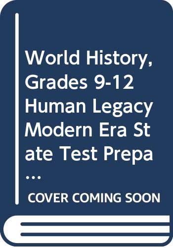 Beispielbild fr Holt World History: Human Legacy Ohio: Test Prep Workbook Grades 9-12 Modern Era zum Verkauf von Iridium_Books