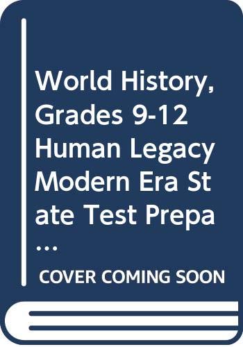 Stock image for Holt World History: Human Legacy Ohio: Test Prep Workbook Grades 9-12 Modern Era for sale by Iridium_Books