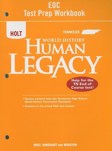 Beispielbild fr Tennessee Test Prep Workbook World History Human Legacy 2008 zum Verkauf von Iridium_Books