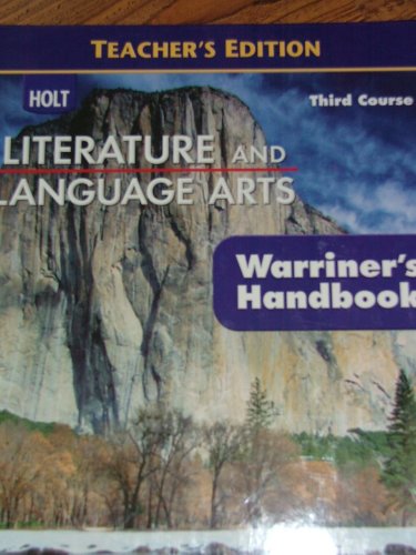 9780030992308: Holt Literature And Language Arts - Teacher's Edition - Third Course - (Warri...