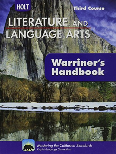 Stock image for Holt Literature And Language Arts - Third Course - Student Edition Gra for sale by Hawking Books