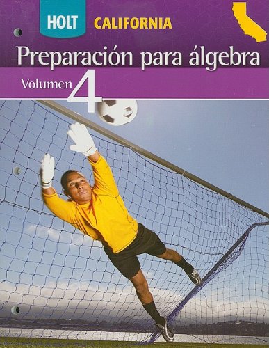 Stock image for Holt Algebra Readiness: Student Edition (Spanish) Volume 4 for sale by Iridium_Books