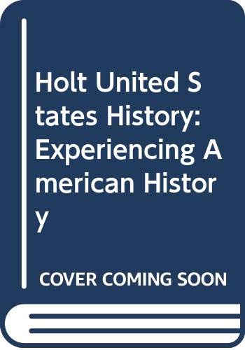 Stock image for United States History: Experiencing American History for sale by The Book Cellar, LLC