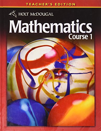 9780030994319: Holt McDougal Mathematics, Course 1