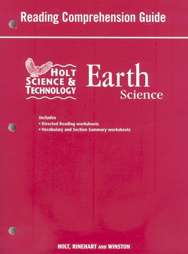 9780030994500: HOLT SCIENCE & TECHNOLOGY EART: Life, Earth, and Physical Georgia: Reading Comprehension Guide Earth