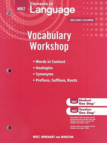 Stock image for Holt Traditions Vocabulary Workshop for sale by BooksRun