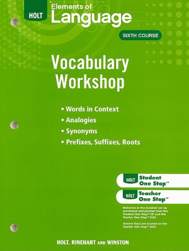 Stock image for Holt Traditions Vocabulary Workshop ; 9780030994845 ; 0030994845 for sale by APlus Textbooks