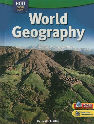 9780030995033: Geography Middle School, World Geography: Student Edition 2009