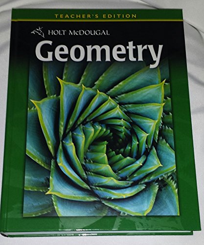 Imagen de archivo de Holt McDougal Geometry: Teacher's Edition 2011 a la venta por HPB-Red