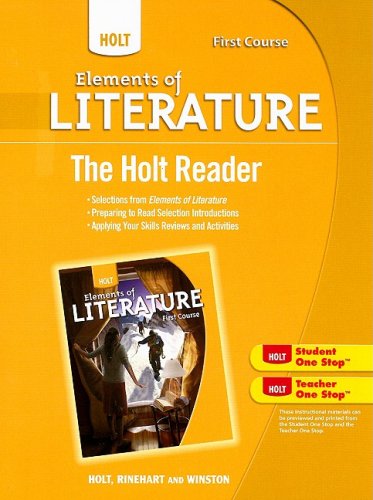 9780030996252: Elements of Literature, Grade 7 the Holt Reader: Elements of Literature First Course (Eolit 2009)