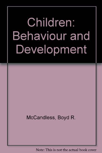 Imagen de archivo de Children Behaviour and Development a la venta por PsychoBabel & Skoob Books