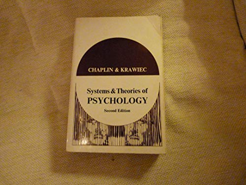 Beispielbild fr Systems and Theories of Psychology zum Verkauf von Reuseabook