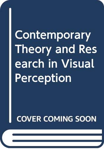 Imagen de archivo de Contemporary Theory and Research in Visual Perception a la venta por WorldofBooks