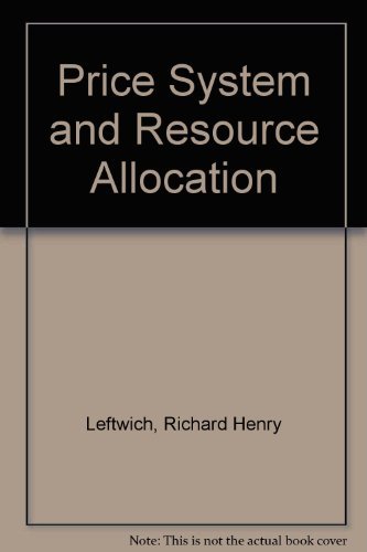 9780039100643: Price System and Resource Allocation