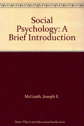Stock image for Social Psychology: A Brief Introduction for sale by Anybook.com