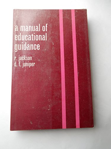 Stock image for Manual of Educational Guidance for sale by AwesomeBooks