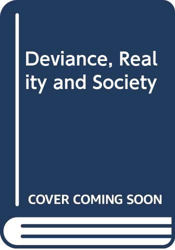 9780039101275: Deviance, reality and society