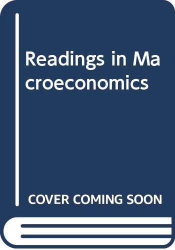 9780039101428: Readings in Macroeconomics