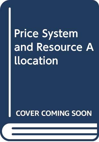 Beispielbild fr Price System and Resource Allocation zum Verkauf von Goldstone Books