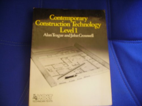 Stock image for Contemporary Construction Technology for sale by Mispah books