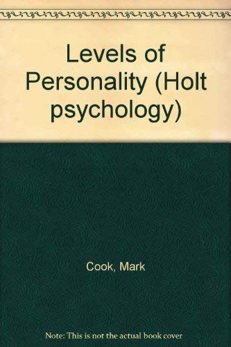 9780039105167: Levels of Personality