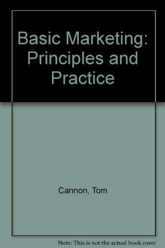 9780039106034: Basic Marketing: Principles and Practice