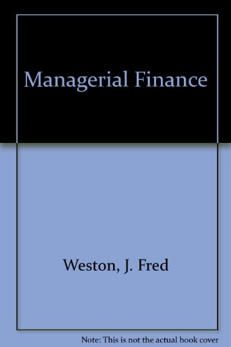 Stock image for Managerial Finance for sale by LIVREAUTRESORSAS