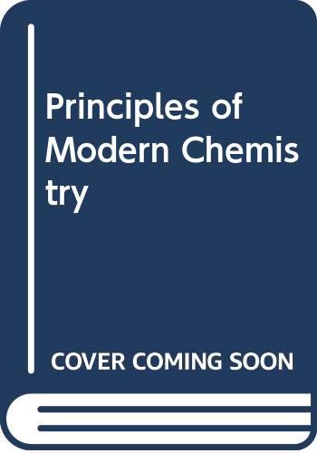 Imagen de archivo de Principles of Modern Chemistry a la venta por HPB-Red