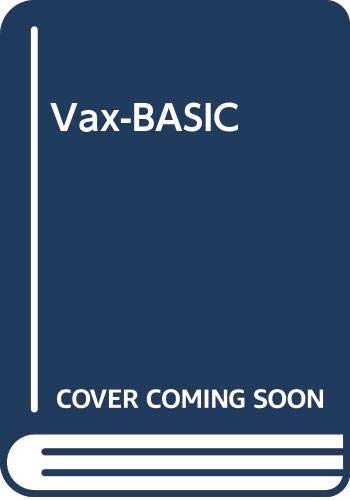 9780039218485: Vax-BASIC