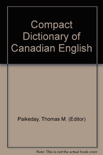 9780039233099: Compact Dictionary of Canadian English