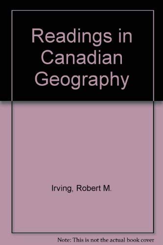 Stock image for Readings in Canadian Geography for sale by Better World Books: West