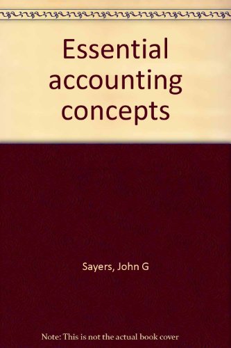 9780039280925: Essential accounting concepts