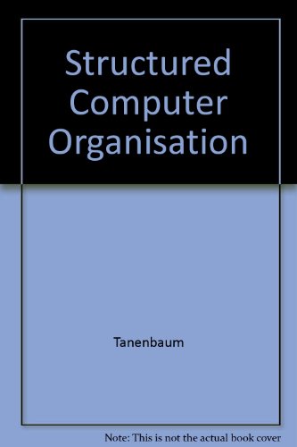9780039510879: Structured Computer Organisation