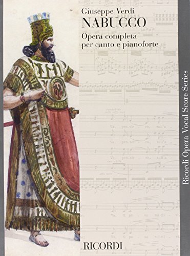 Stock image for RICORDI VERDI G. - NABUCCO - CHANT ET PIANO Classical sheets Voice solo, piano for sale by Revaluation Books