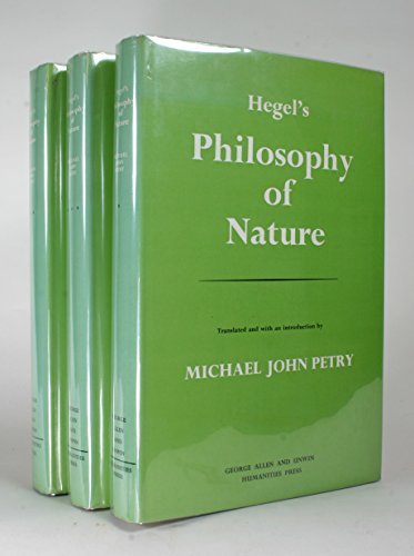 9780041000214: Hegel's Philosophy of Nature;: v. 1