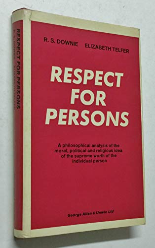 9780041000245: Respect for persons,