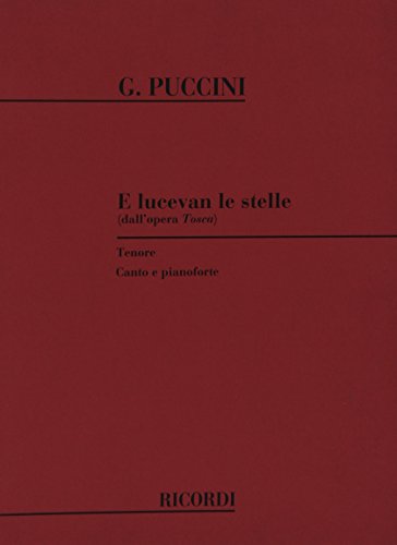 9780041033151: E lucevan le stelle Dall' Opera Tosca per canto e pianoforte